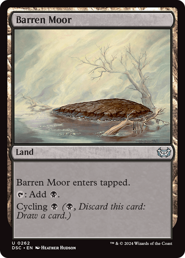 Barren Moor [Duskmourn: House of Horror Commander] | Jomio and Rueliete's Cards and Comics