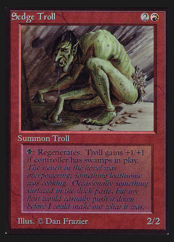 Sedge Troll [International Collectors' Edition] | Jomio and Rueliete's Cards and Comics