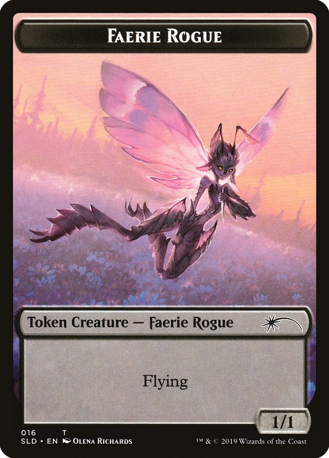 Faerie Rogue Token (016) [Secret Lair Drop Series] | Jomio and Rueliete's Cards and Comics