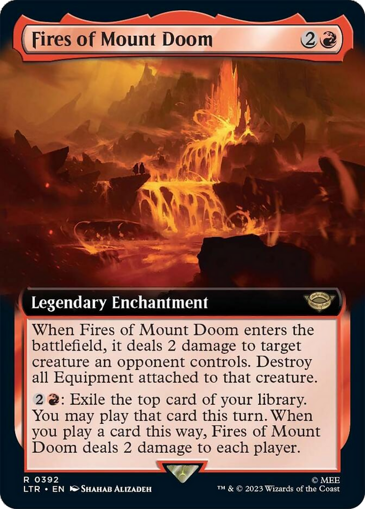 Fires of Mount Doom (Extended Art) [The Lord of the Rings: Tales of Middle-Earth] | Jomio and Rueliete's Cards and Comics