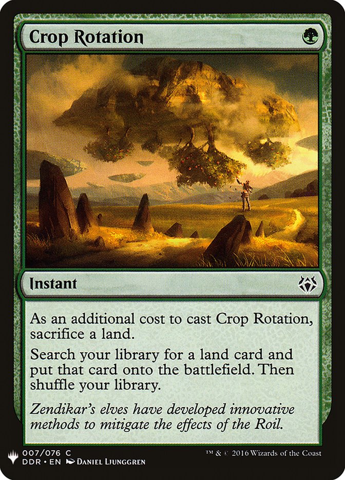 Crop Rotation [Mystery Booster] | Jomio and Rueliete's Cards and Comics