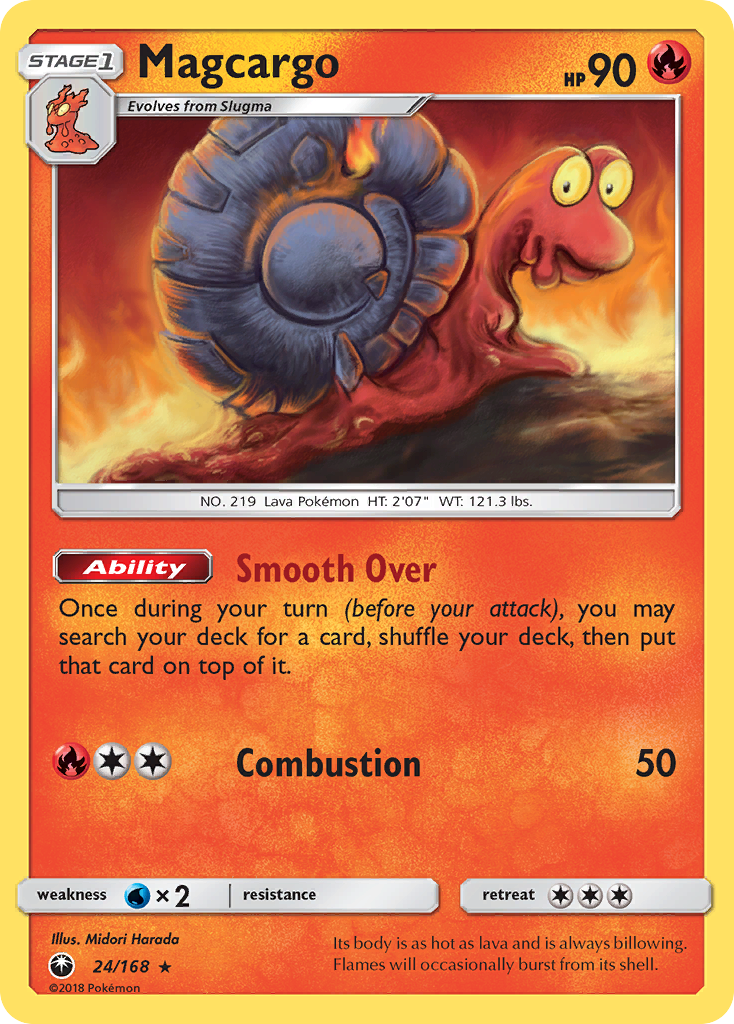 Magcargo (24/168) [Sun & Moon: Celestial Storm] | Jomio and Rueliete's Cards and Comics
