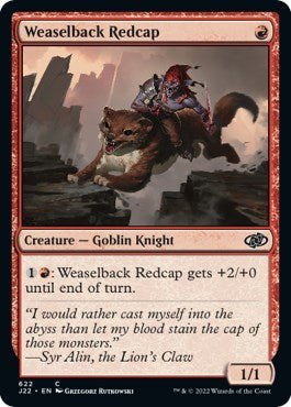 Weaselback Redcap [Jumpstart 2022] | Jomio and Rueliete's Cards and Comics