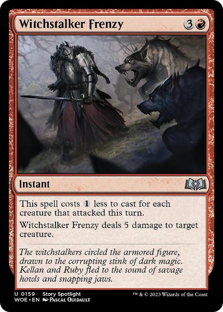 Witchstalker Frenzy [Wilds of Eldraine] | Jomio and Rueliete's Cards and Comics