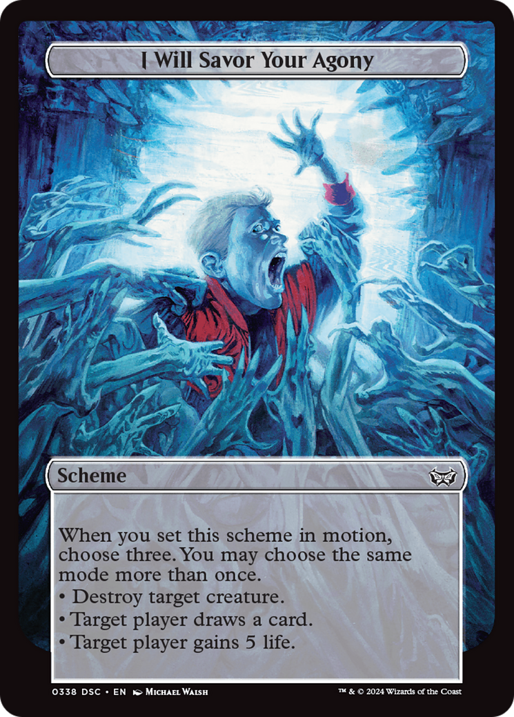 I Will Savor Your Agony (Full Art) [Duskmourn: Archenemy] | Jomio and Rueliete's Cards and Comics