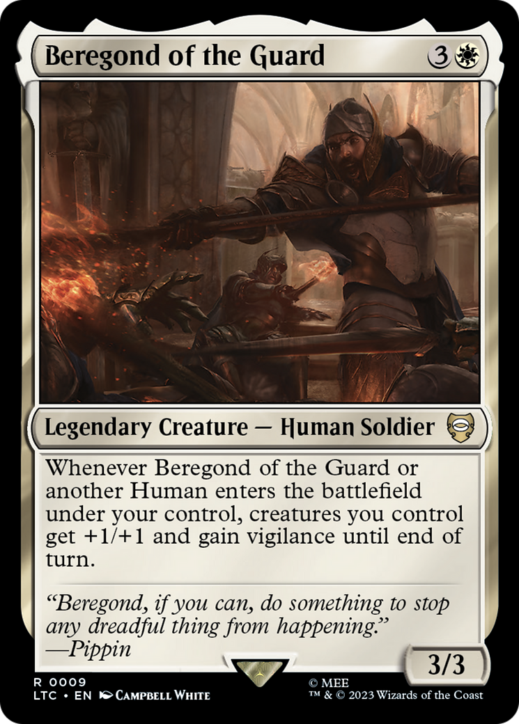 Beregond of the Guard [The Lord of the Rings: Tales of Middle-Earth Commander] | Jomio and Rueliete's Cards and Comics