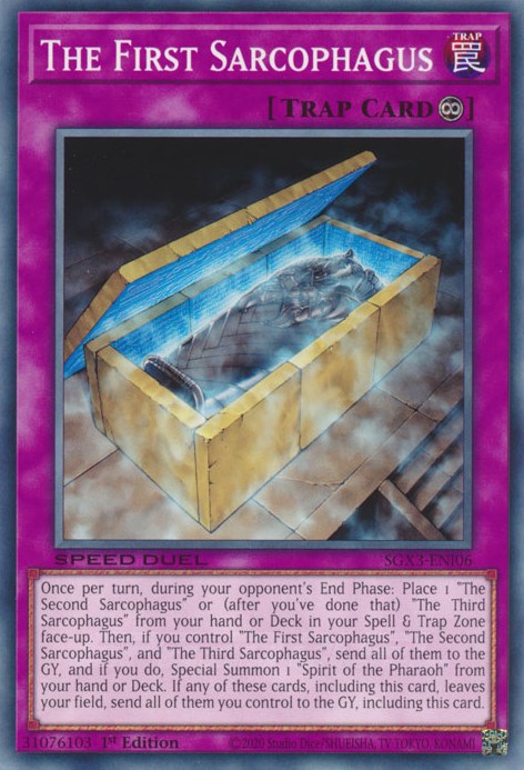 The First Sarcophagus [SGX3-ENI06] Common | Jomio and Rueliete's Cards and Comics