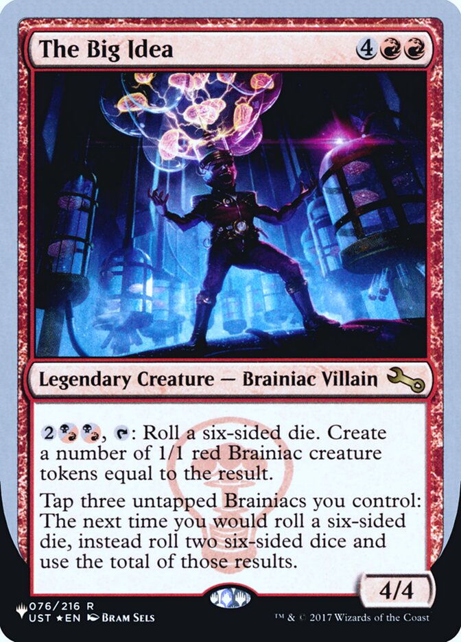 The Big Idea (Unfinity Foil Edition) [The List] | Jomio and Rueliete's Cards and Comics