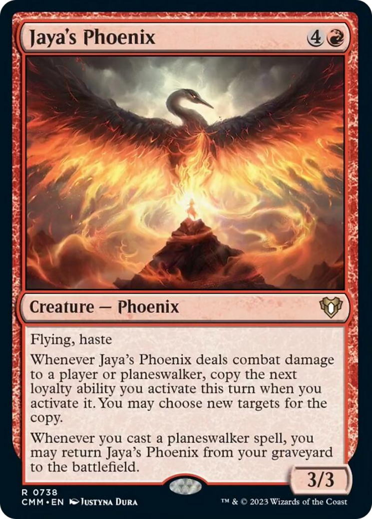 Jaya's Phoenix [Commander Masters] | Jomio and Rueliete's Cards and Comics