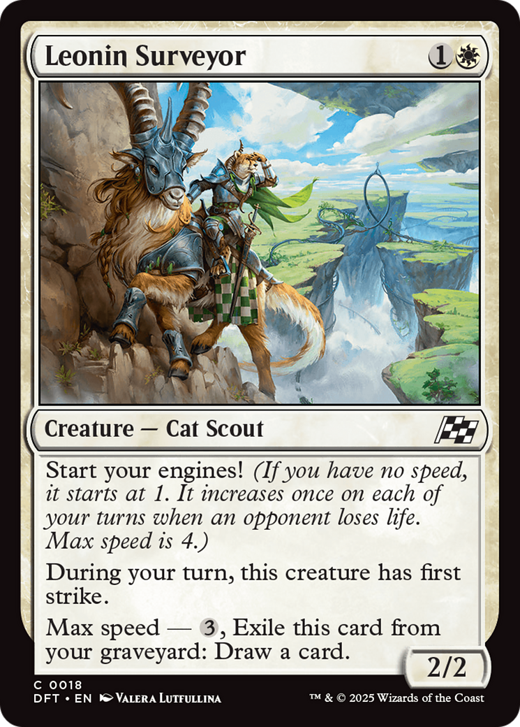Leonin Surveyor [Aetherdrift] | Jomio and Rueliete's Cards and Comics