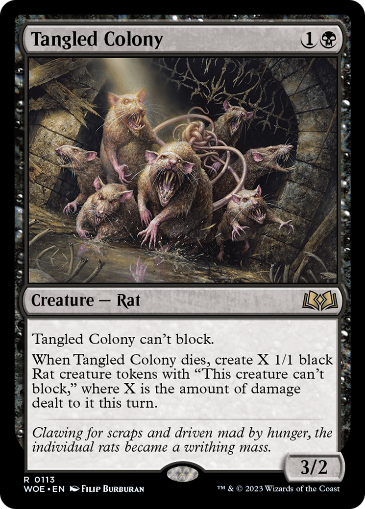 Tangled Colony [Wilds of Eldraine] | Jomio and Rueliete's Cards and Comics