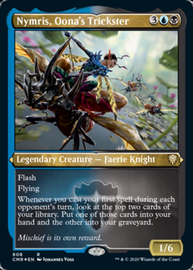 Nymris, Oona's Trickster (Etched) [Commander Legends] | Jomio and Rueliete's Cards and Comics