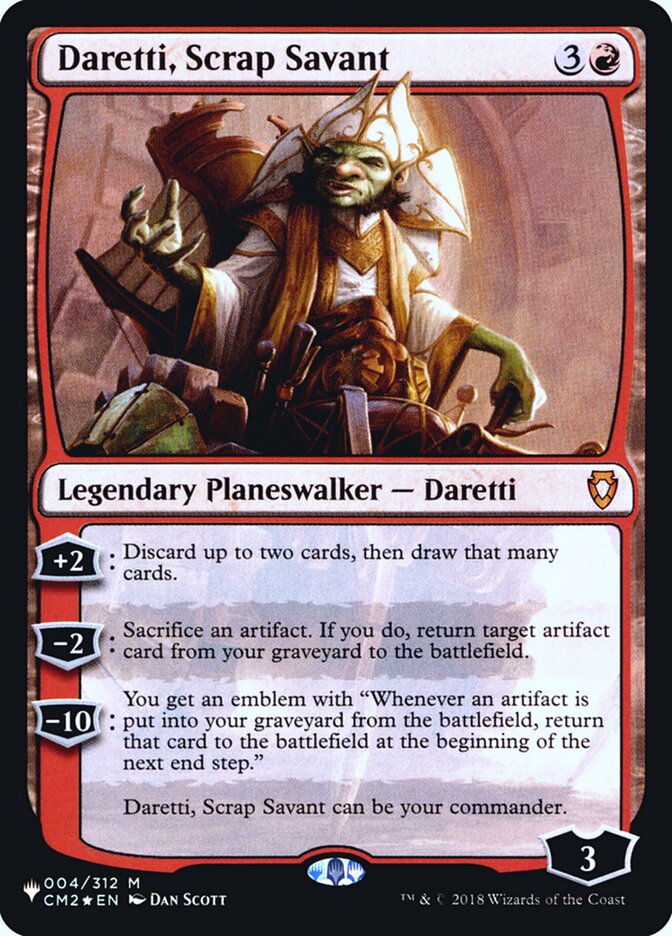 Daretti, Scrap Savant [Secret Lair: Heads I Win, Tails You Lose] | Jomio and Rueliete's Cards and Comics