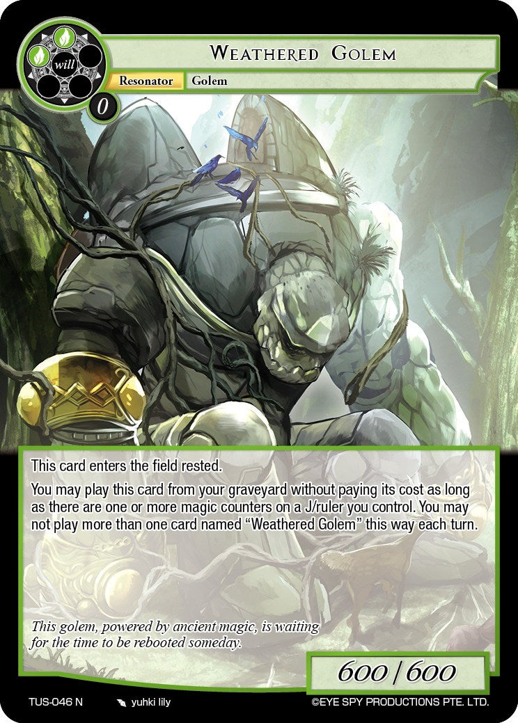 Weathered Golem (TUS-046 N) [The Underworld of Secrets] | Jomio and Rueliete's Cards and Comics