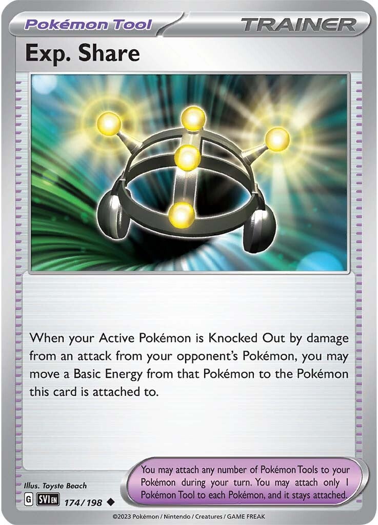 Exp. Share (174/198) [Scarlet & Violet: Base Set] | Jomio and Rueliete's Cards and Comics