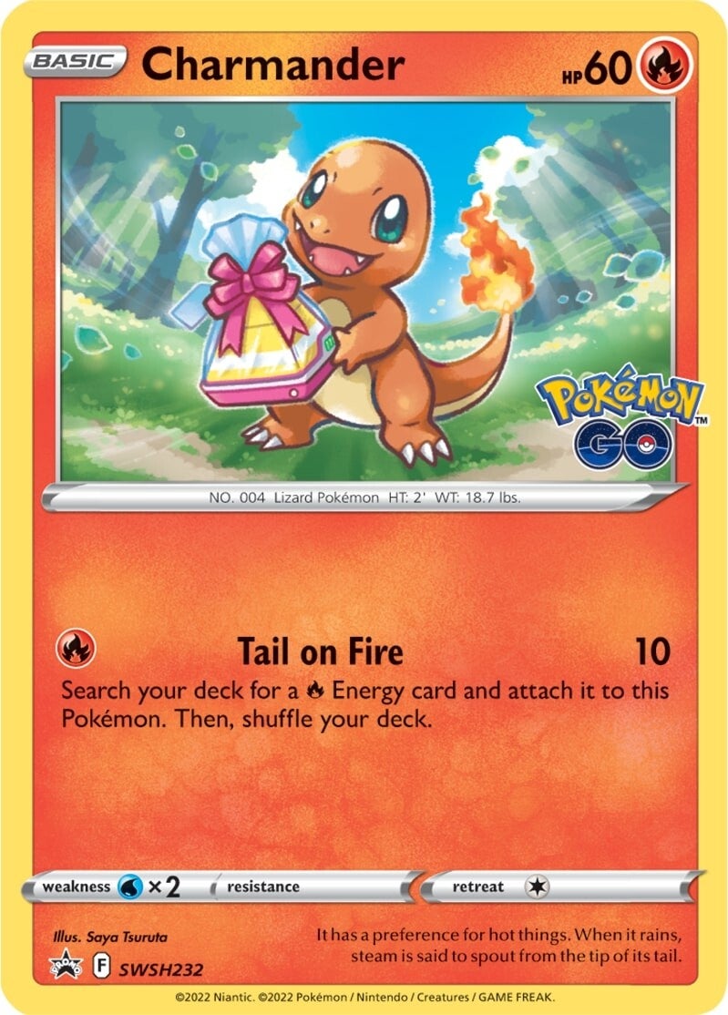 Charmander (SWSH232) [Sword & Shield: Black Star Promos] | Jomio and Rueliete's Cards and Comics