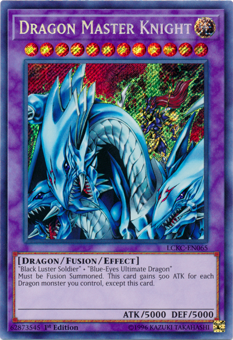Dragon Master Knight [LCKC-EN065] Secret Rare | Jomio and Rueliete's Cards and Comics