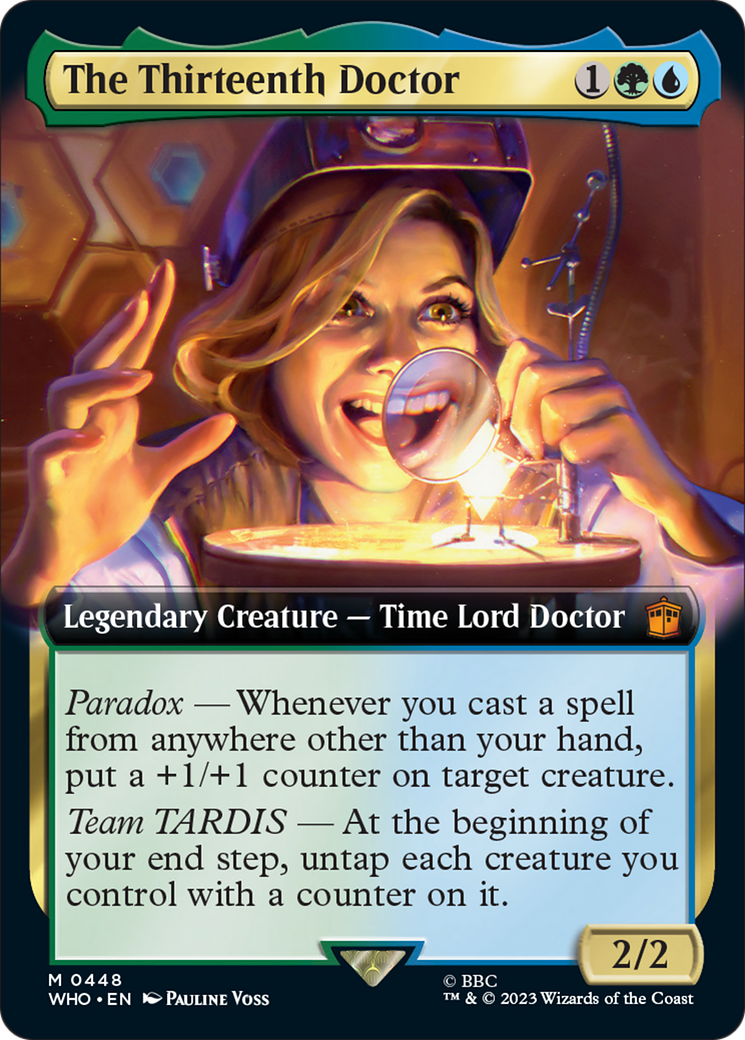 The Thirteenth Doctor (Extended Art) [Doctor Who] | Jomio and Rueliete's Cards and Comics