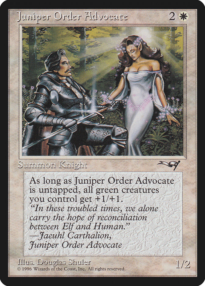 Juniper Order Advocate [Alliances] | Jomio and Rueliete's Cards and Comics