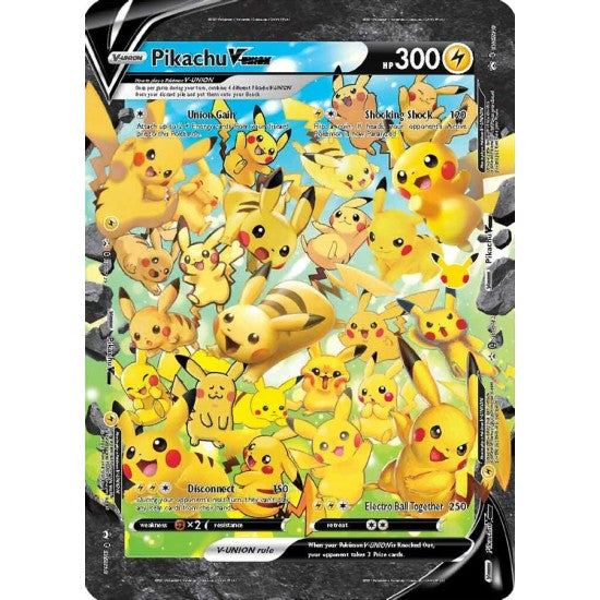 Pikachu V-UNION (Jumbo Card) [Sword & Shield: Black Star Promos] | Jomio and Rueliete's Cards and Comics
