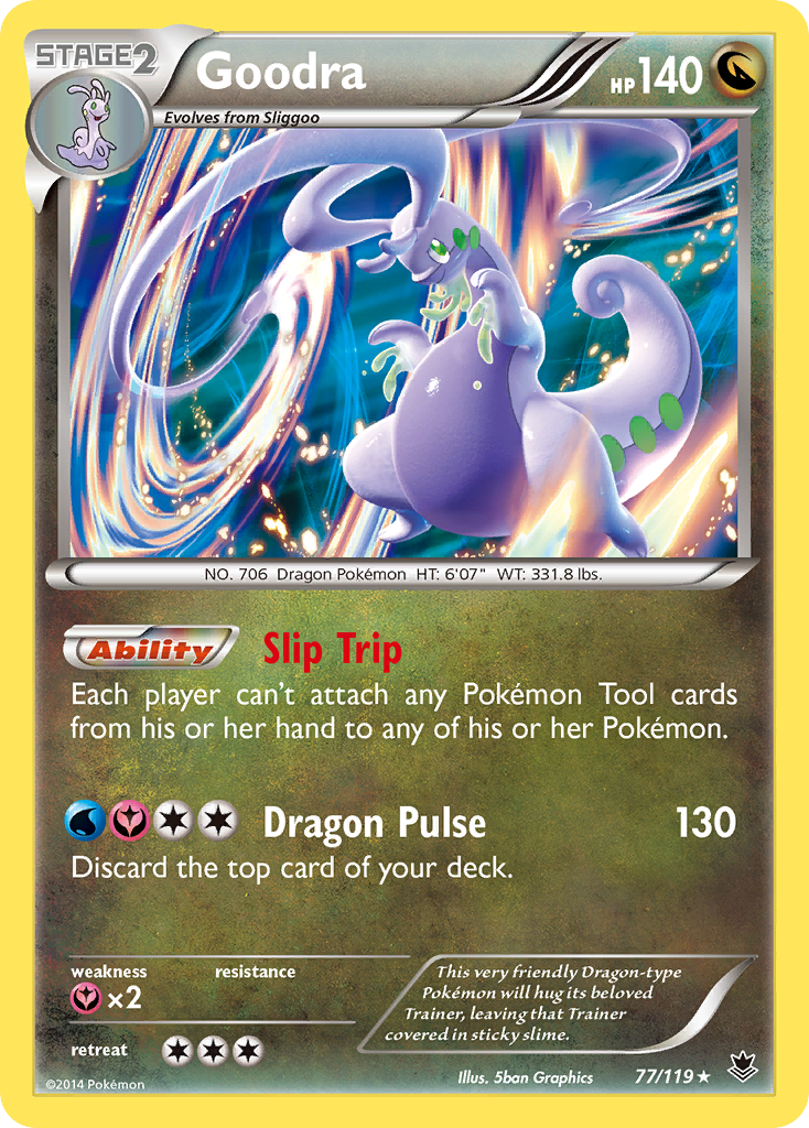 Goodra (77/119) [XY: Phantom Forces] | Jomio and Rueliete's Cards and Comics