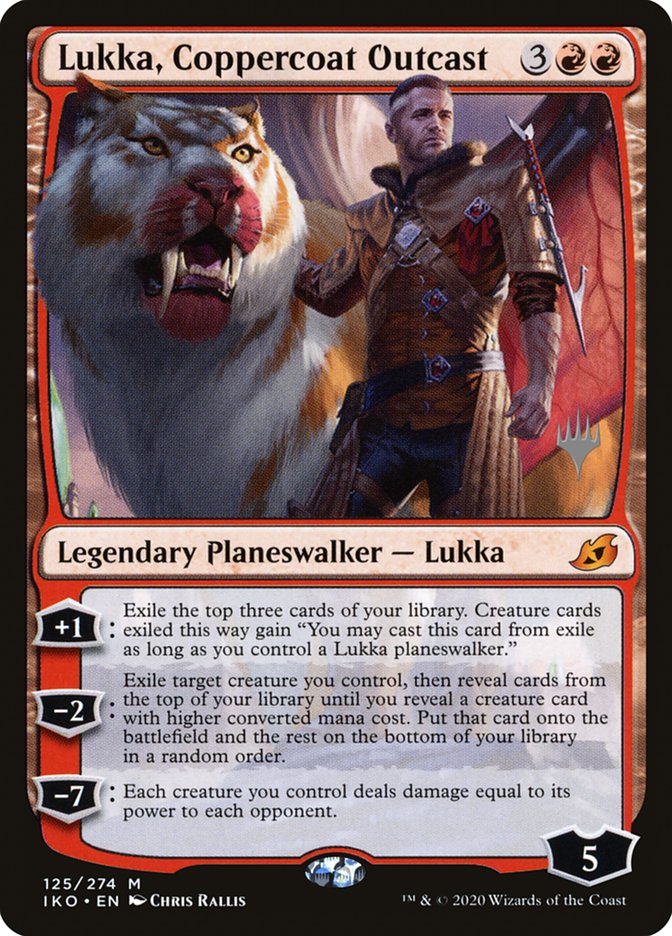 Lukka, Coppercoat Outcast (Promo Pack) [Ikoria: Lair of Behemoths Promos] | Jomio and Rueliete's Cards and Comics
