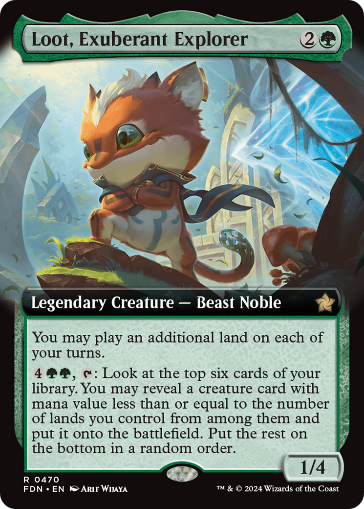 Loot, Exuberant Explorer (Extended Art) [Foundations] | Jomio and Rueliete's Cards and Comics