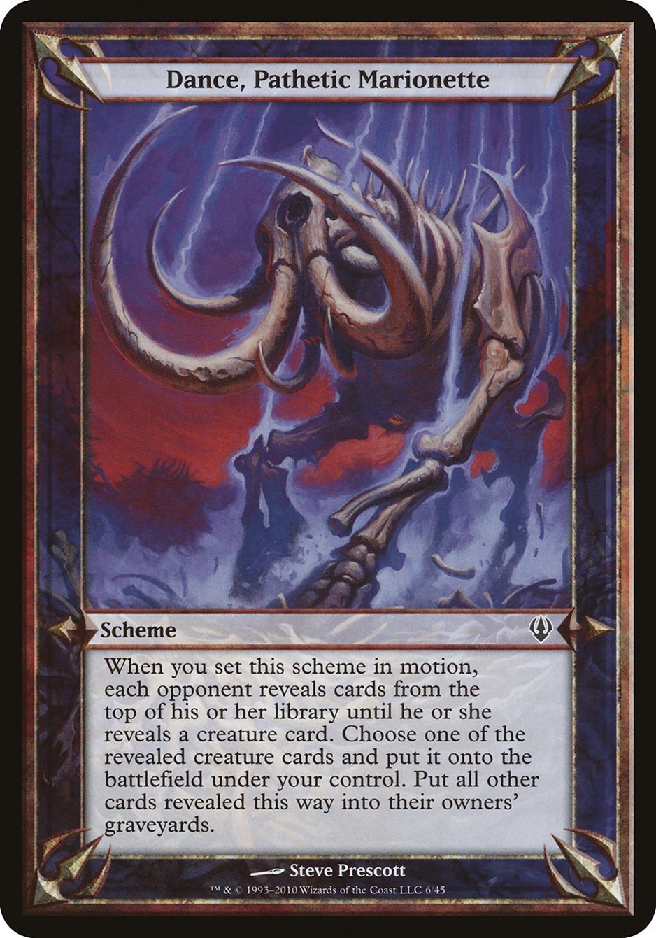 Dance, Pathetic Marionette (Schemes) [Archenemy Schemes] | Jomio and Rueliete's Cards and Comics