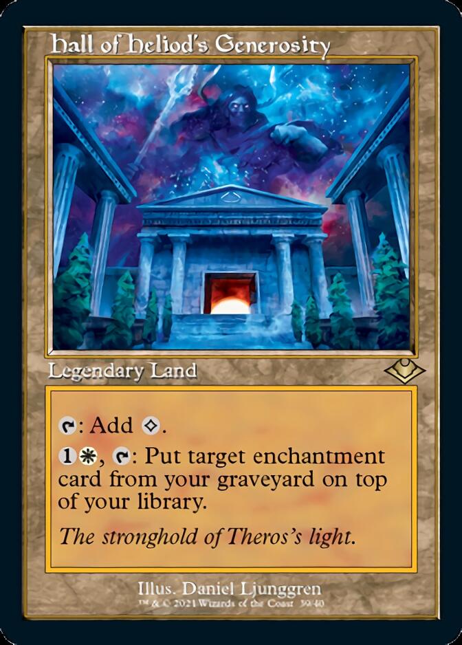 Hall of Heliod's Generosity (Retro Foil Etched) [Modern Horizons] | Jomio and Rueliete's Cards and Comics