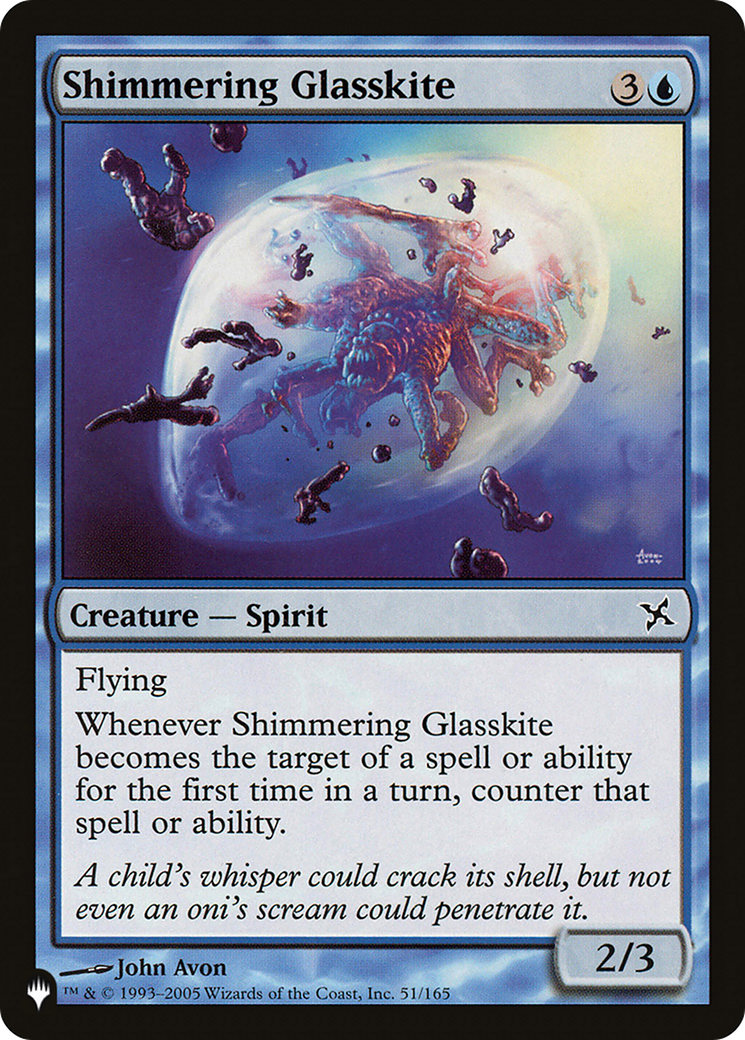 Shimmering Glasskite [The List] | Jomio and Rueliete's Cards and Comics