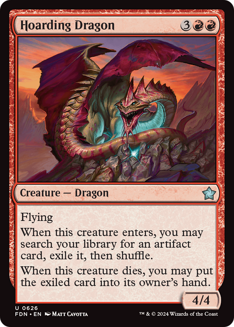 Hoarding Dragon [Foundations] | Jomio and Rueliete's Cards and Comics