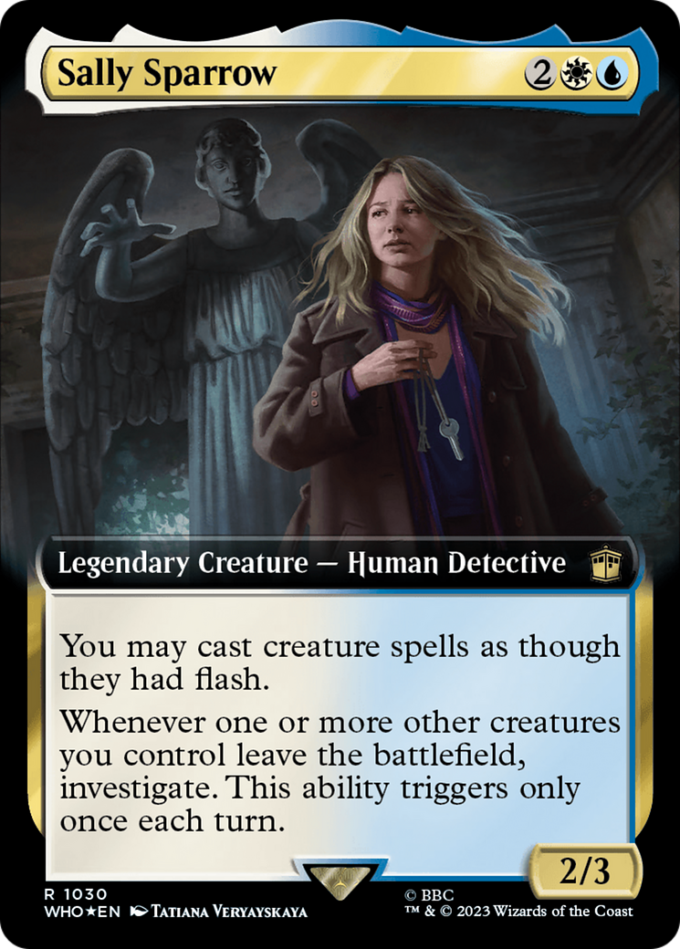 Sally Sparrow (Extended Art) (Surge Foil) [Doctor Who] | Jomio and Rueliete's Cards and Comics