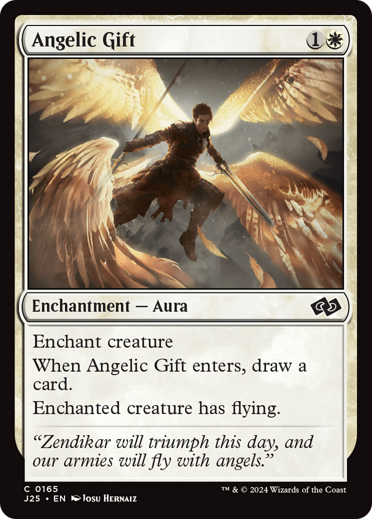 Angelic Gift [Foundations Jumpstart] | Jomio and Rueliete's Cards and Comics