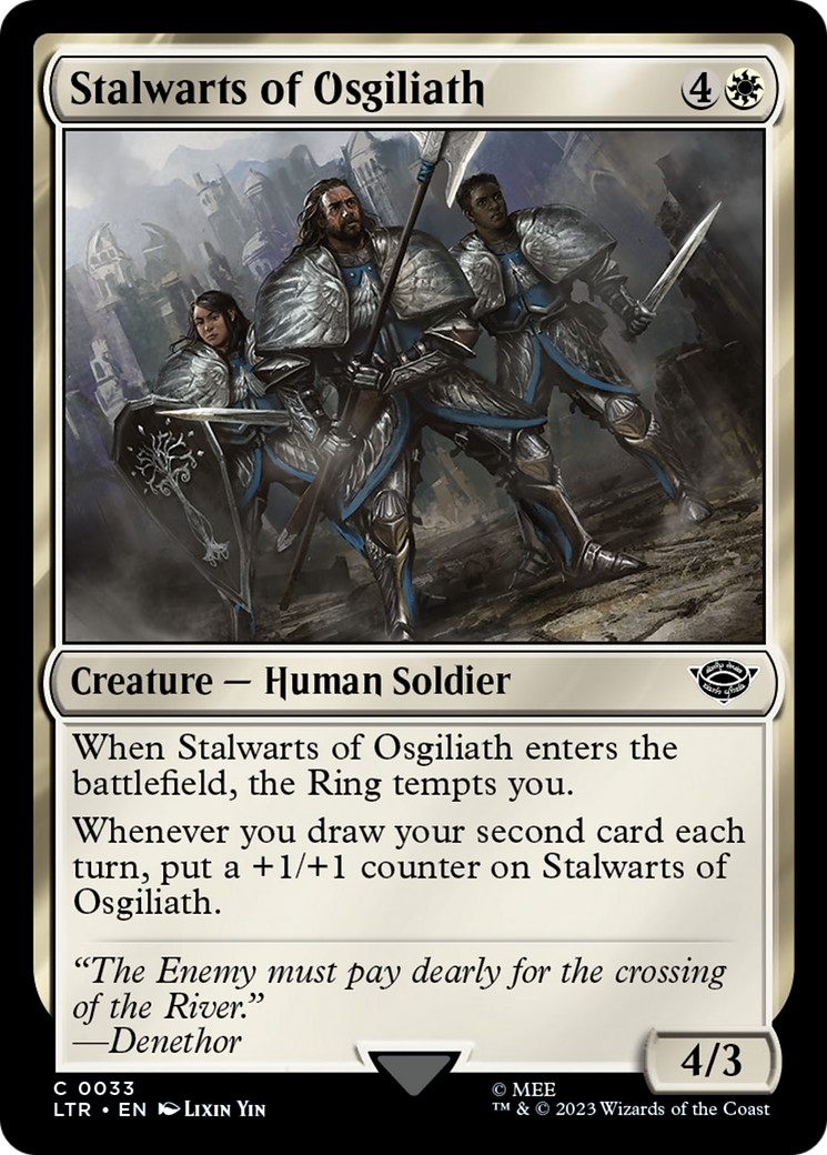 Stalwarts of Osgiliath [The Lord of the Rings: Tales of Middle-Earth] | Jomio and Rueliete's Cards and Comics