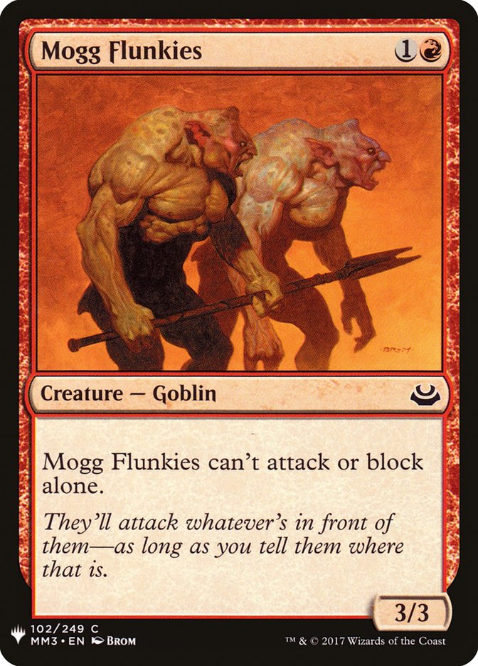 Mogg Flunkies [Mystery Booster] | Jomio and Rueliete's Cards and Comics