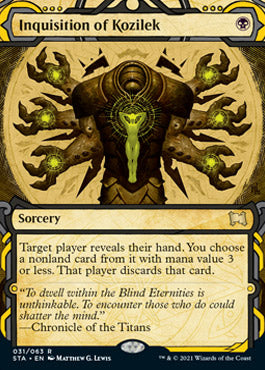 Inquisition of Kozilek [Strixhaven: School of Mages Mystical Archive] | Jomio and Rueliete's Cards and Comics