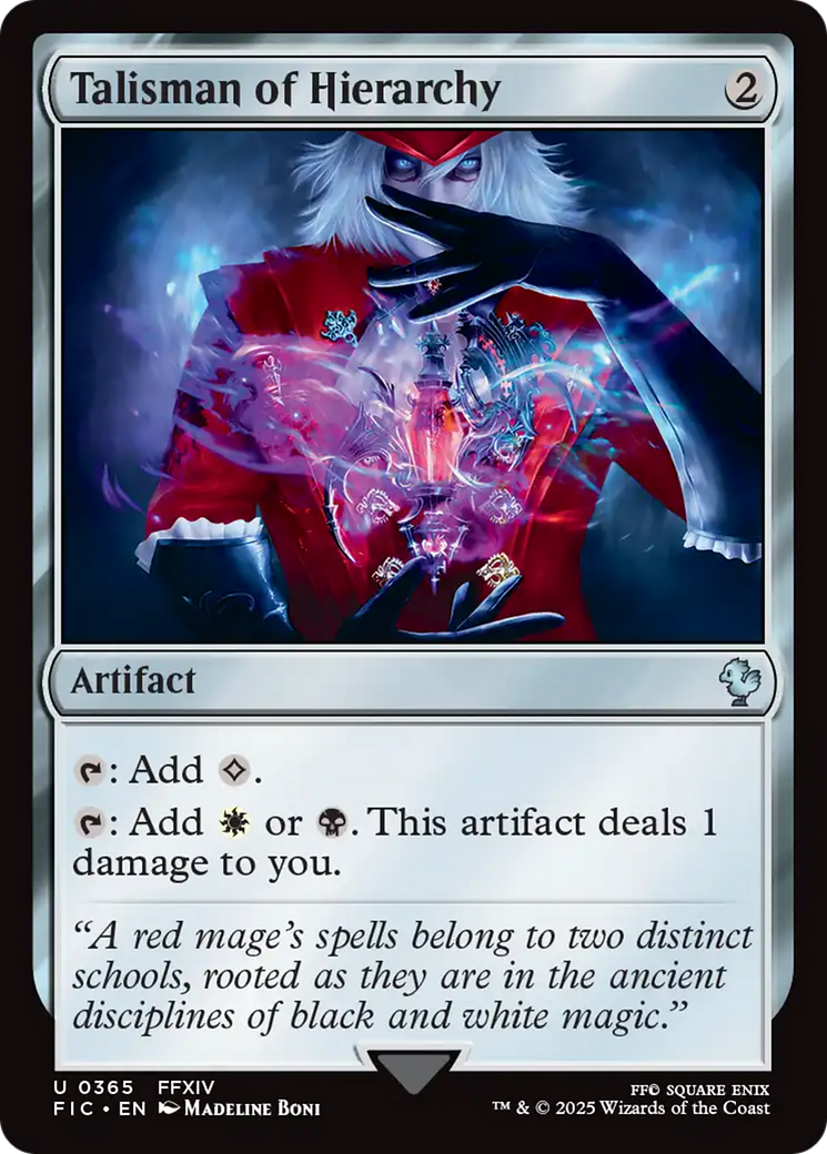 Talisman of Hierarchy [FINAL FANTASY Commander] | Jomio and Rueliete's Cards and Comics
