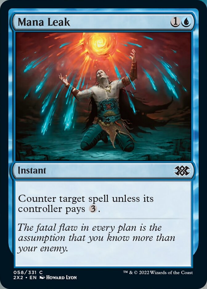 Mana Leak [Double Masters 2022] | Jomio and Rueliete's Cards and Comics