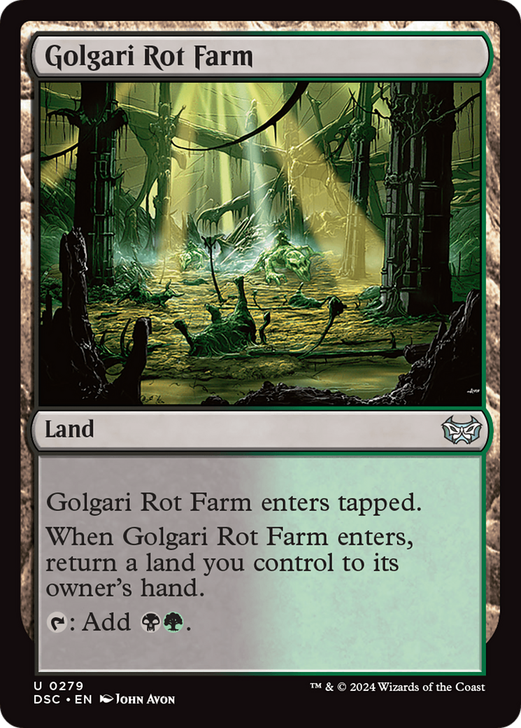 Golgari Rot Farm [Duskmourn: House of Horror Commander] | Jomio and Rueliete's Cards and Comics