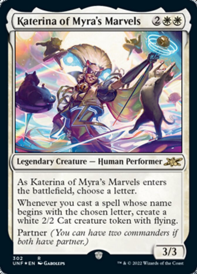 Katerina of Myra's Marvels (Galaxy Foil) [Unfinity] | Jomio and Rueliete's Cards and Comics
