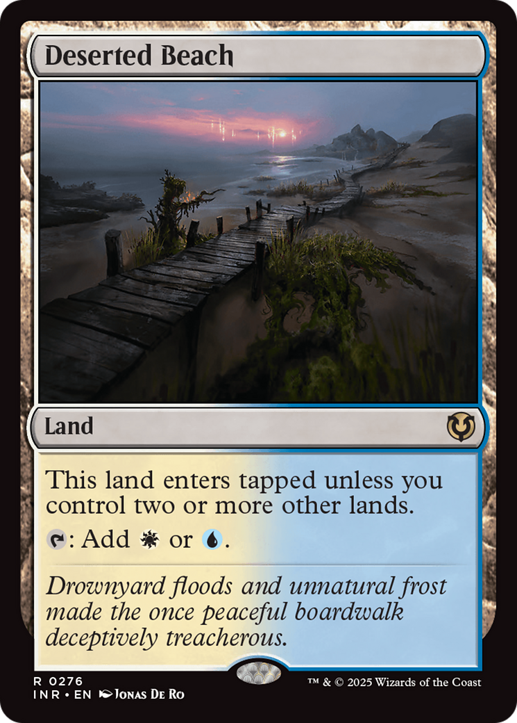 Deserted Beach [Innistrad Remastered] | Jomio and Rueliete's Cards and Comics