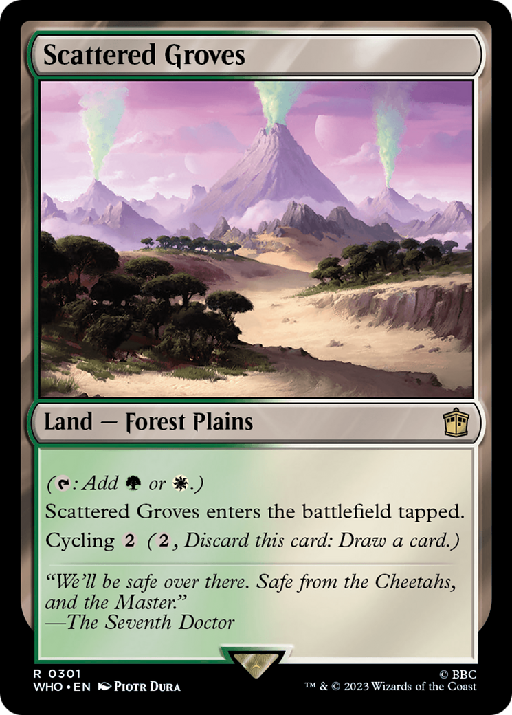 Scattered Groves [Doctor Who] | Jomio and Rueliete's Cards and Comics