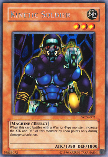 Kinetic Soldier [WC4-002] Secret Rare | Jomio and Rueliete's Cards and Comics