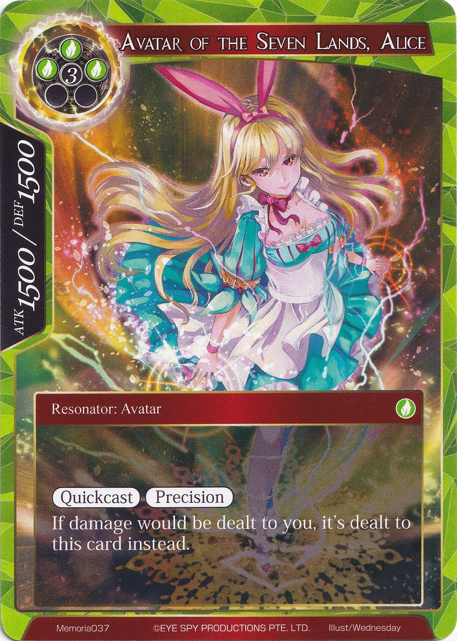 Avatar of the Seven Lands, Alice (Memoria037) [Alice Origin Memoria Cards] | Jomio and Rueliete's Cards and Comics