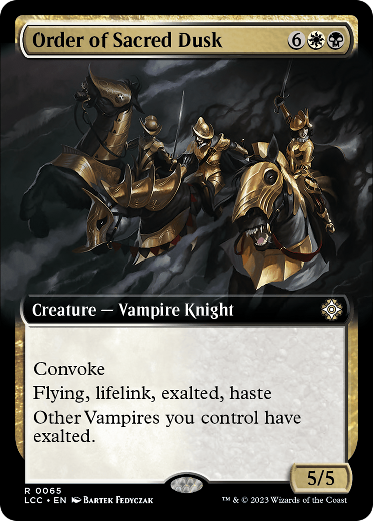 Order of Sacred Dusk (Extended Art) [The Lost Caverns of Ixalan Commander] | Jomio and Rueliete's Cards and Comics
