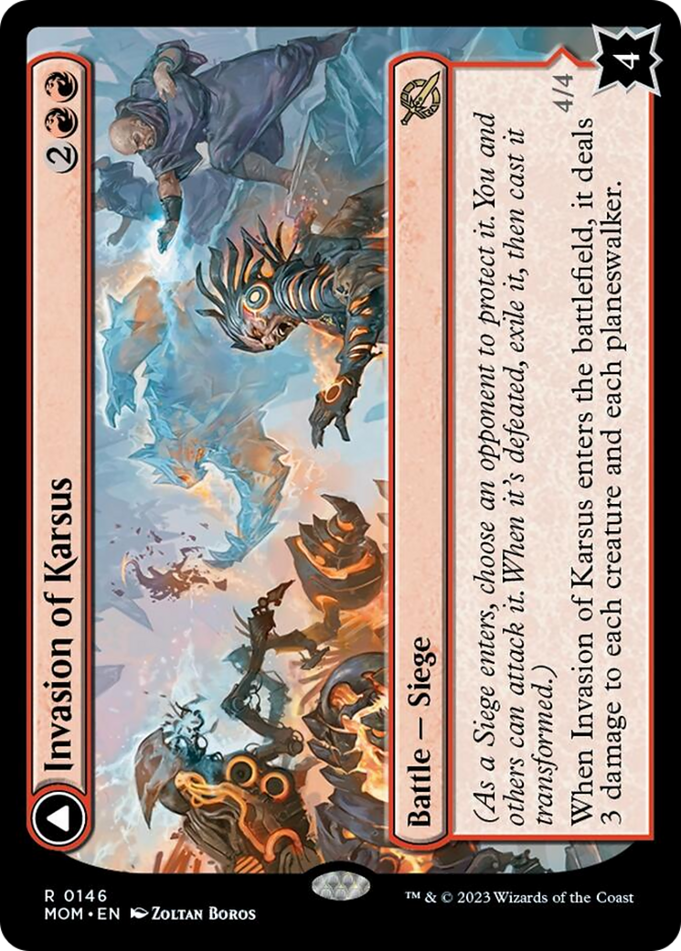 Invasion of Karsus // Refraction Elemental [March of the Machine] | Jomio and Rueliete's Cards and Comics