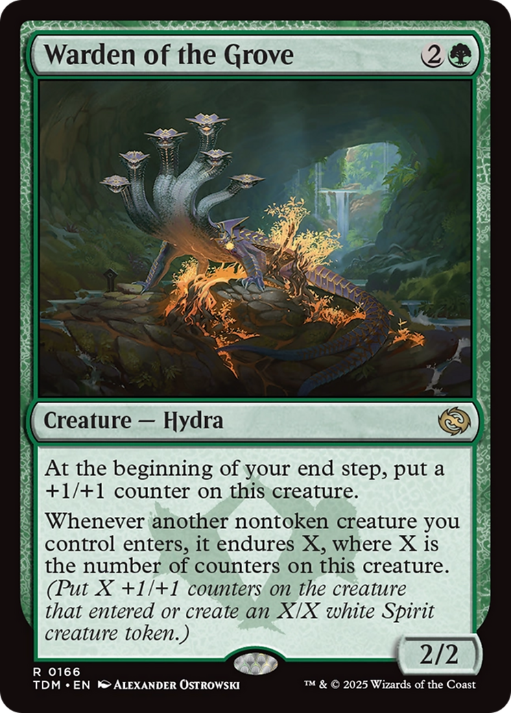 Warden of the Grove [Tarkir: Dragonstorm] | Jomio and Rueliete's Cards and Comics