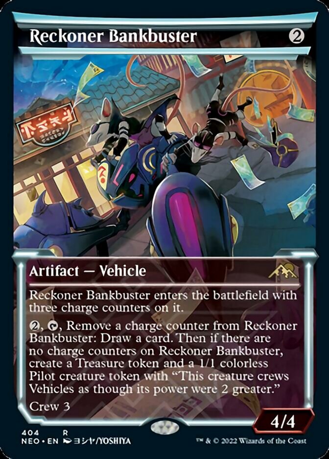 Reckoner Bankbuster (Showcase Soft Glow) [Kamigawa: Neon Dynasty] | Jomio and Rueliete's Cards and Comics