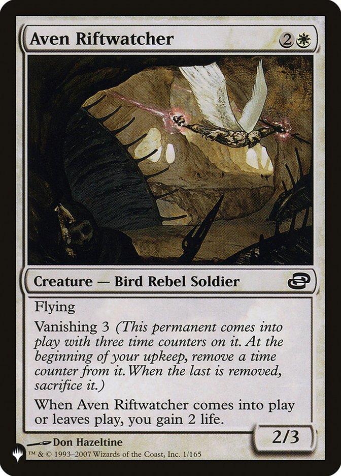 Aven Riftwatcher [The List] | Jomio and Rueliete's Cards and Comics