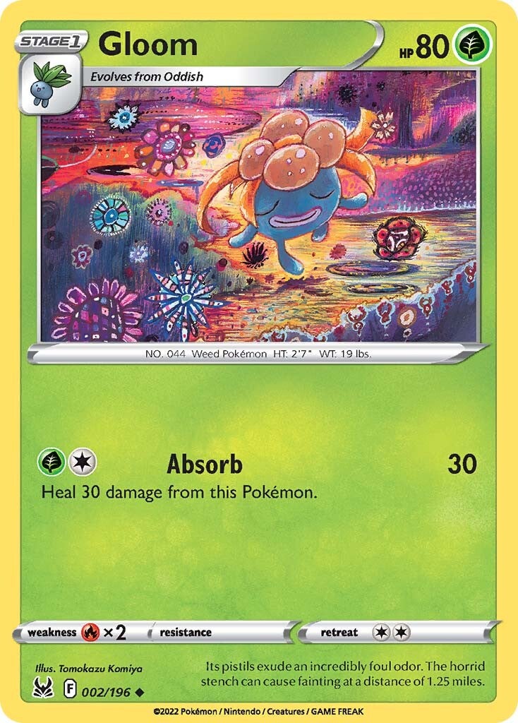 Gloom (002/196) [Sword & Shield: Lost Origin] | Jomio and Rueliete's Cards and Comics